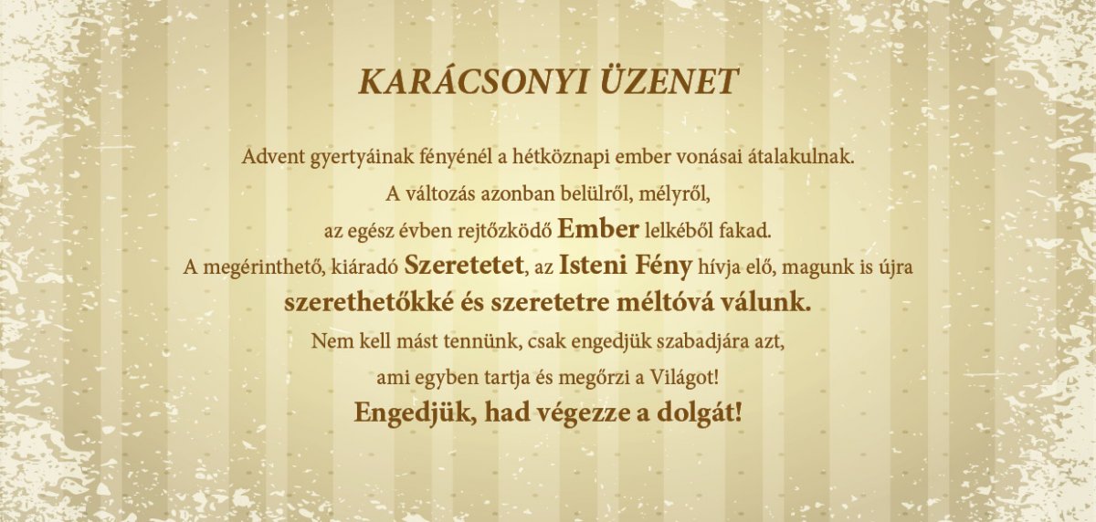 Békés, boldog ünnepet!